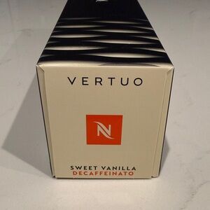 Nespresso Vertuo Sweet Vanilla Decaffeinato Box